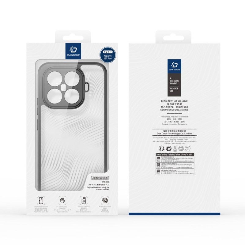 Deksel Xiaomi 15t Pro Aimo-serien Dux Ducis Beskyttelse Deksel
