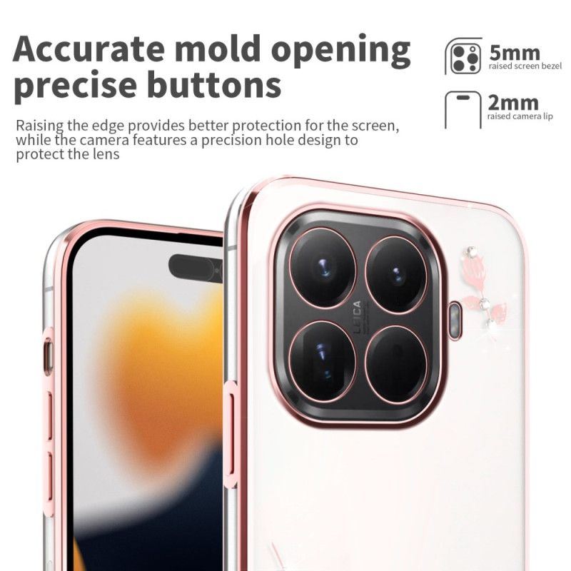 Deksel Xiaomi 15t Pro Kadem Rhinestones Beskyttelse Deksel