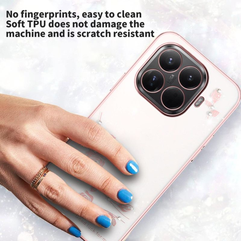Deksel Xiaomi 15t Pro Kadem Rhinestones Beskyttelse Deksel