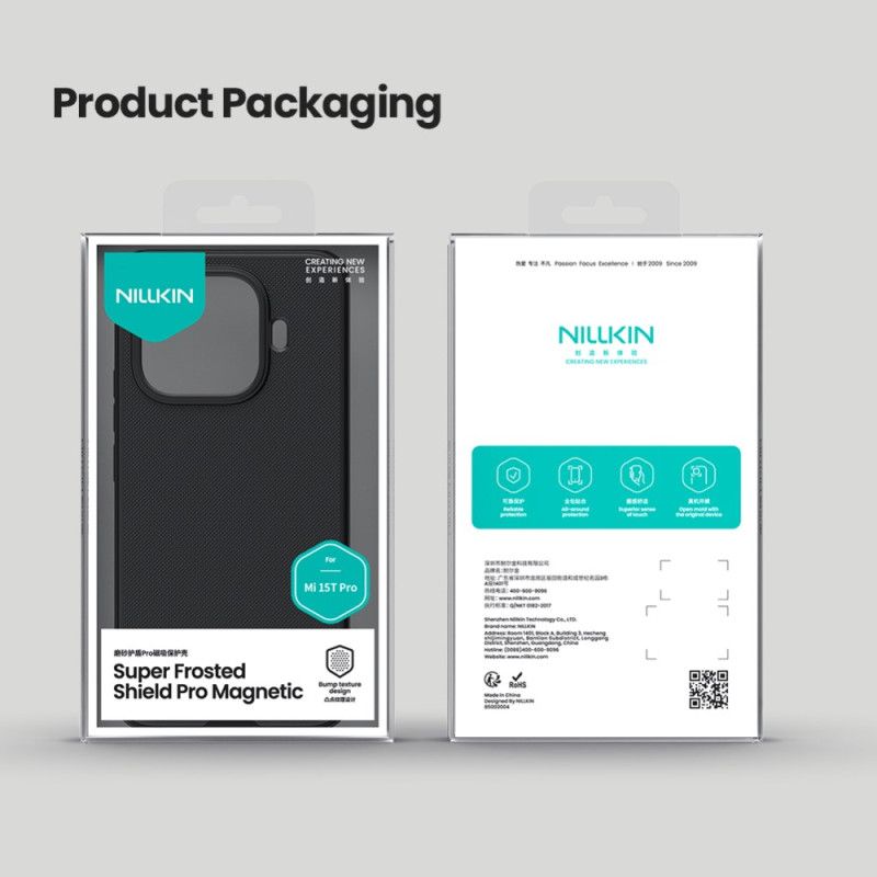 Deksel Xiaomi 15t Pro Magsafe Frosted Shield Pro Nillkin