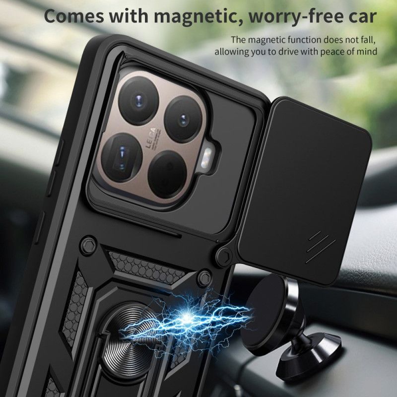 Deksel Xiaomi 15t Pro Skyvedeksel Og Stativ For Kamera Beskyttelse Deksel