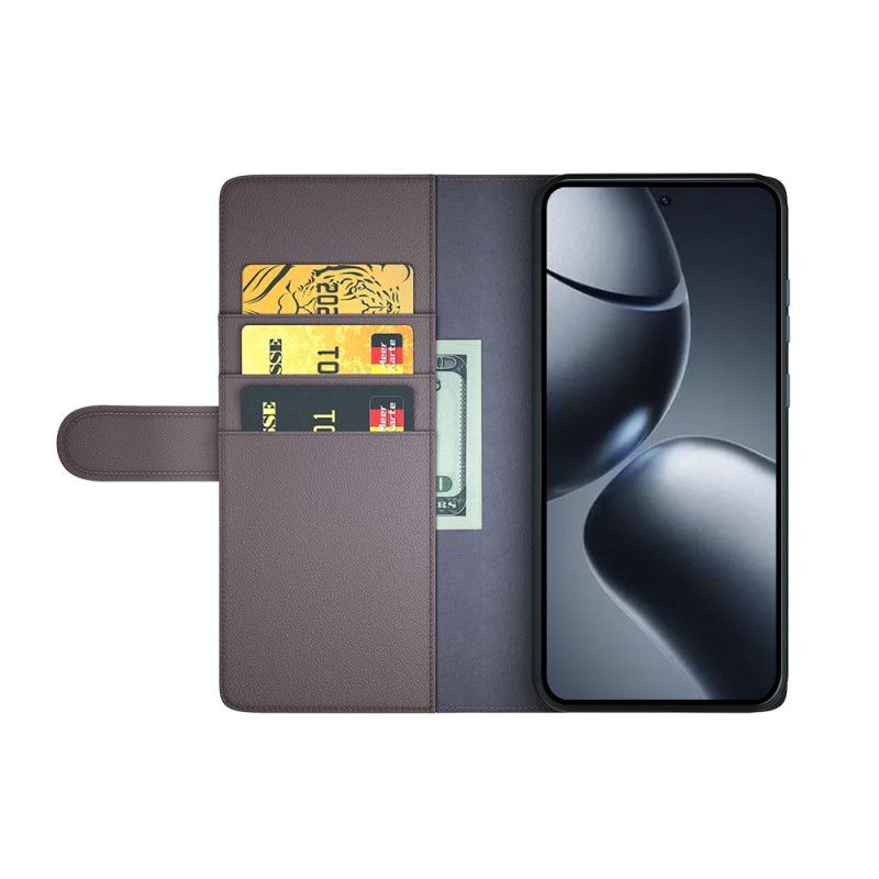 Folio Deksel Til Xiaomi 15t Pro Ekte Lær