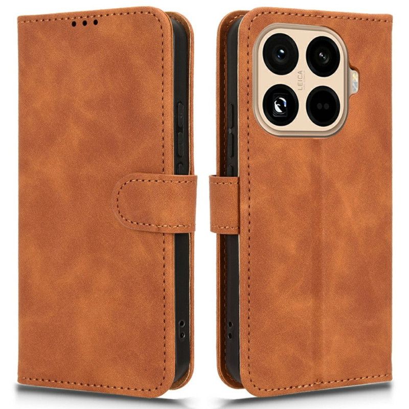 Folio Deksel Til Xiaomi 15t Pro Semsket Skinn-effekt