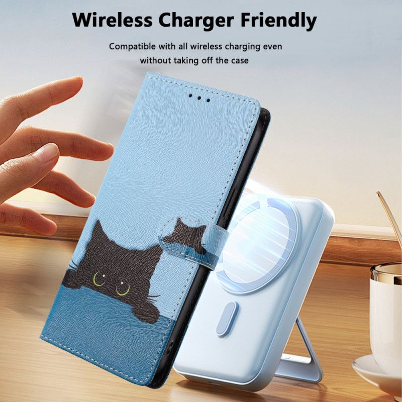 Folio Deksel Til Xiaomi 15t Pro Svart Katt