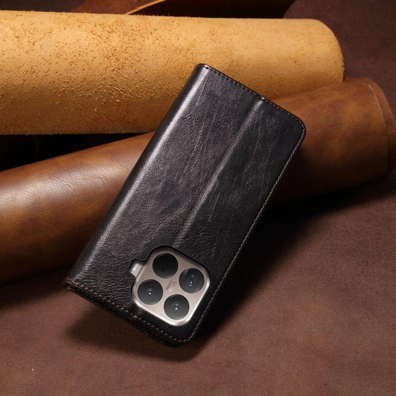 Folio Deksel Til Xiaomi 15t Pro Vokset Kunstskinn