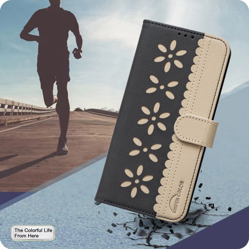 Folio Deksel Xiaomi 15t Pro Blomster Binfen-farge