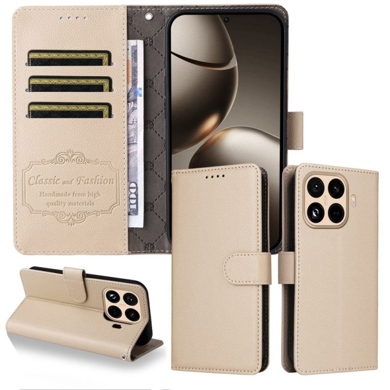 Folio Deksel Xiaomi 15t Pro Lommebok Med Rfid-skinneffekt Beskyttelse Deksel