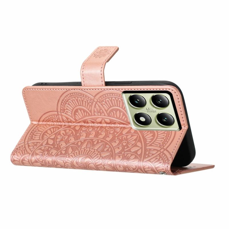 Folio Deksel Xiaomi 15t Pro Mandala Design Beskyttelse Deksel