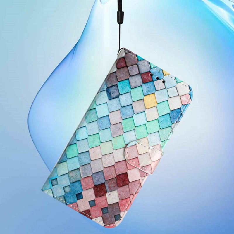 Folio Deksel Xiaomi 15t Pro Rutete Mønster