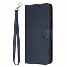 Folio Deksel Xiaomi 15t Pro Skinneffekt Med Rem