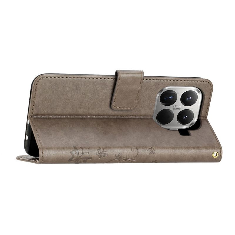 Folio Deksel Xiaomi 15t Pro Små Blomster Beskyttelse Deksel