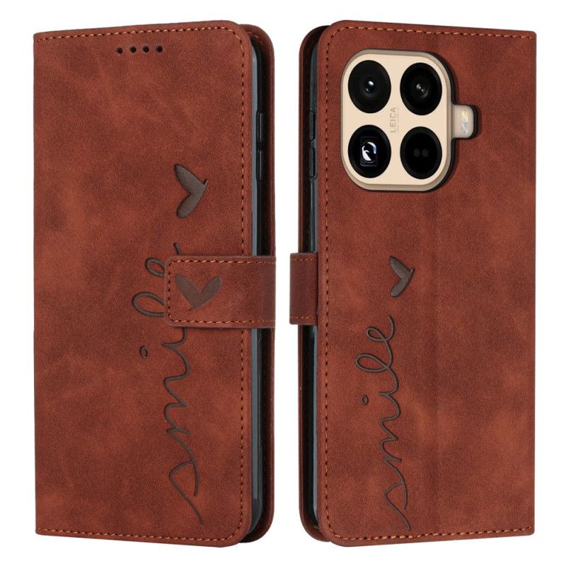 Folio Deksel Xiaomi 15t Pro Smil Beskyttelse Deksel