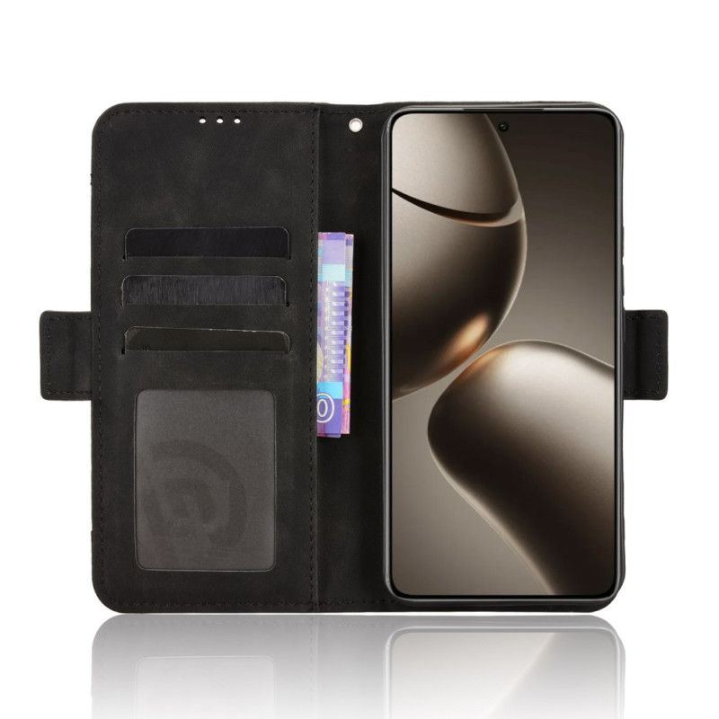 Lærdeksel Folio Deksel Xiaomi 15t Pro Kortholder Med Flere Kort