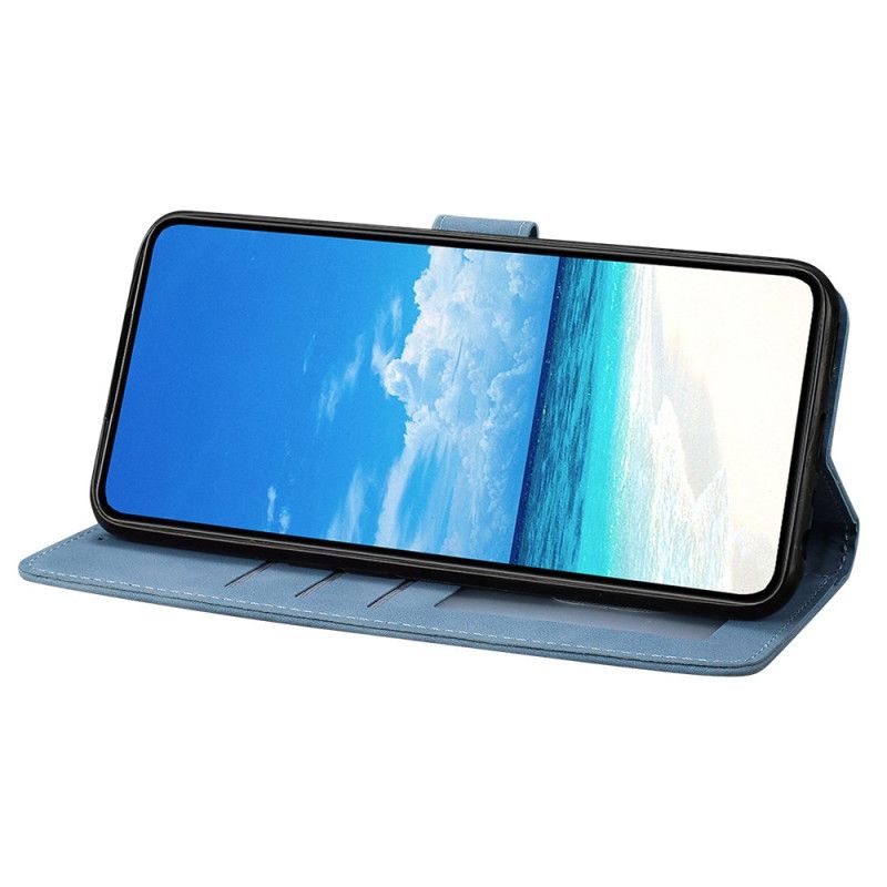 Lærdeksel Folio Deksel Xiaomi 15t Pro Mobildeksel Sommerfugl- Og Blomstertrykk