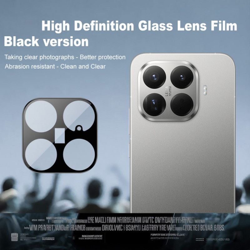 Linsebeskytter I Herdet Glass For Xiaomi 15t Pro (svart Versjon)