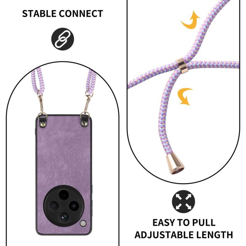 Deksel Oppo Find X8 Pro Imitert Skinn