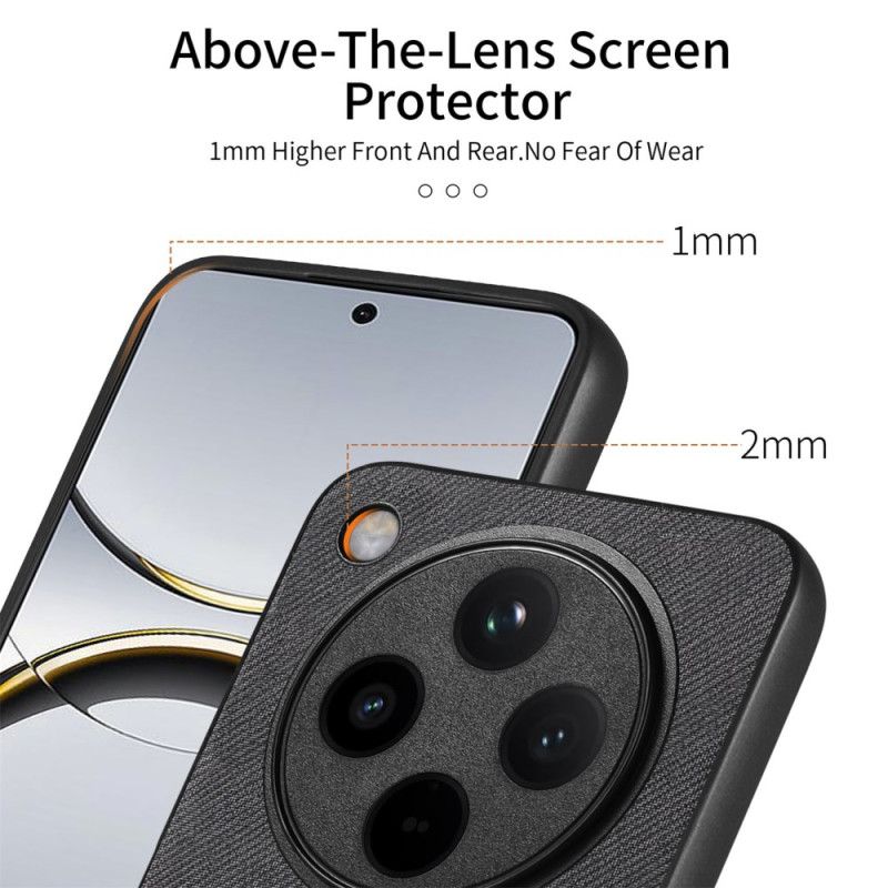 Deksel Oppo Find X8 Pro Stofftekstur