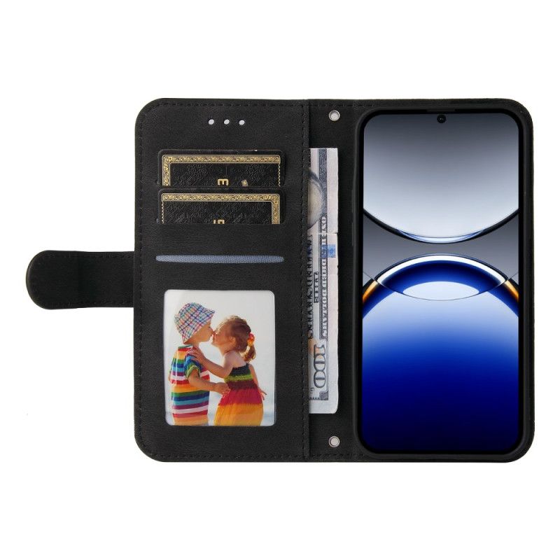 Folio Deksel Oppo Find X8 Pro Klassisk Vintage-stropp