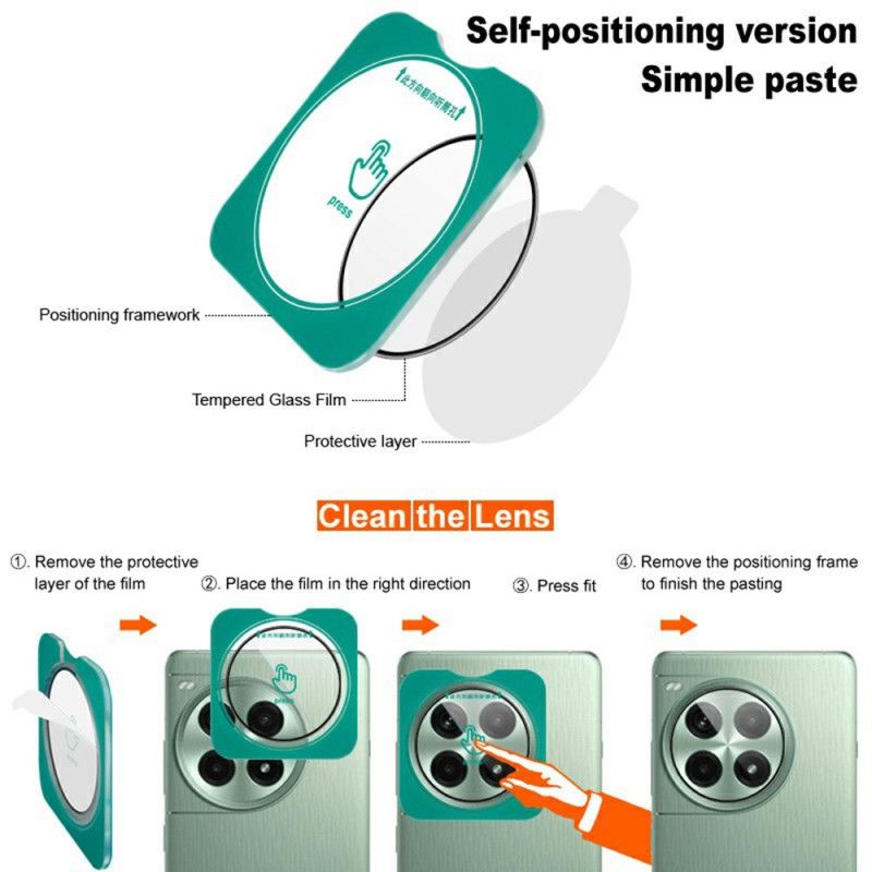 Kameralinsebeskytter For Oppo Find X8 Pro Med Automatisk Posisjoneringsramme