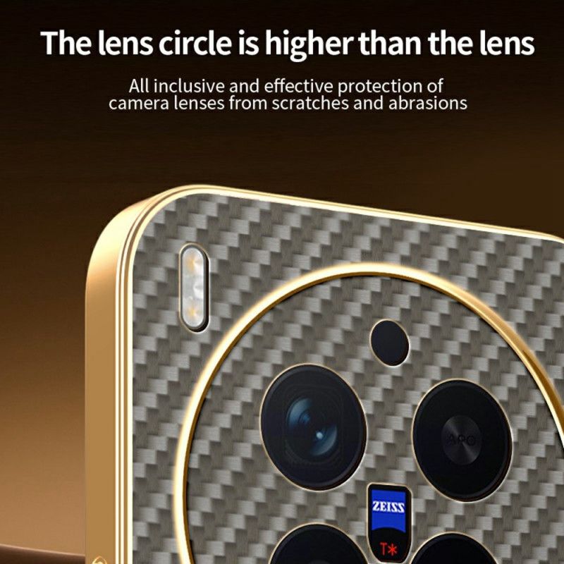 Deksel Vivo X300 Pro Karbonfibertekstur Beskyttelse Deksel