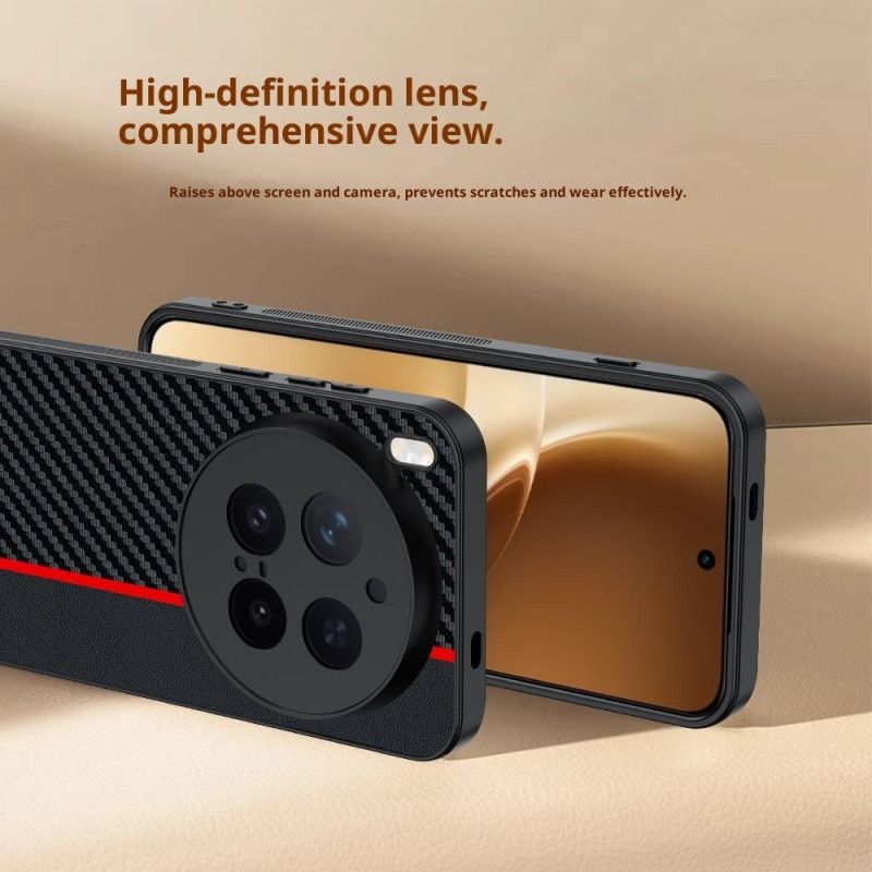 Deksel Vivo X300 Pro Mobildeksel Karbonfiber