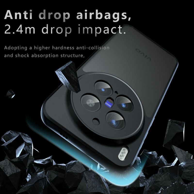 Deksel Vivo X300 Pro Mobildeksel Matt Svart Klar