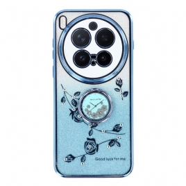 Deksel Vivo X300 Pro Ringholder Med Blomster Og Strass