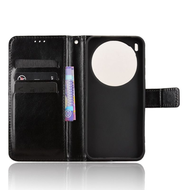 Folio Deksel Vivo X300 Pro Imitert Skinn Prangende Skinn