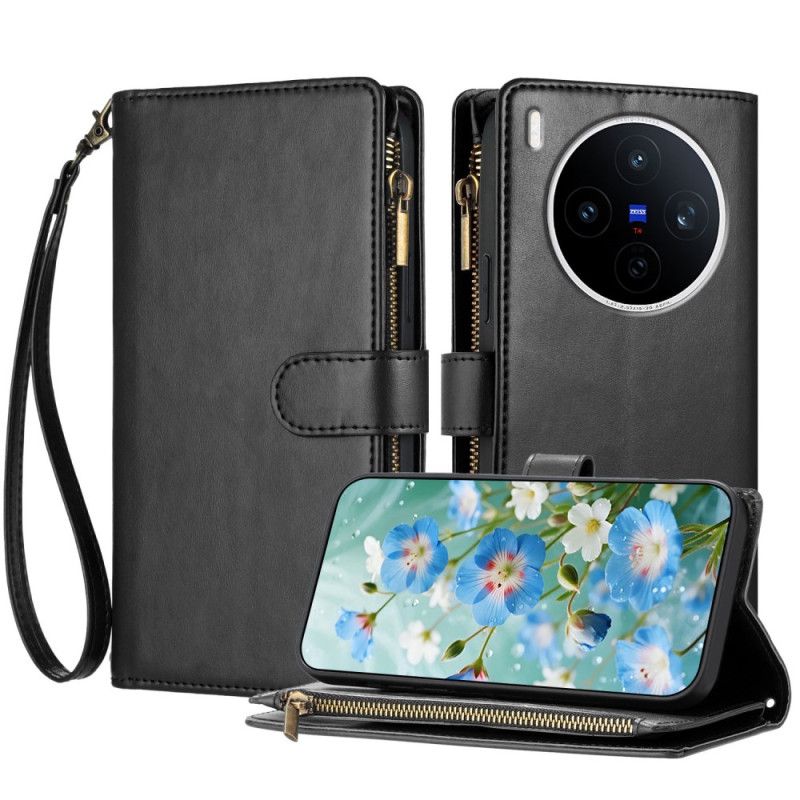 Lærdeksel Folio Deksel Vivo X300 Pro Mobildeksel Lommebok