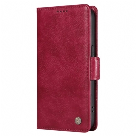 Folio Deksel Til Vivo V40 5g Lychee-tekstur Yikatu