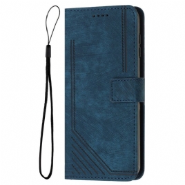 Folio Deksel Vivo V40 5g Retrodesign Beskyttelse Deksel