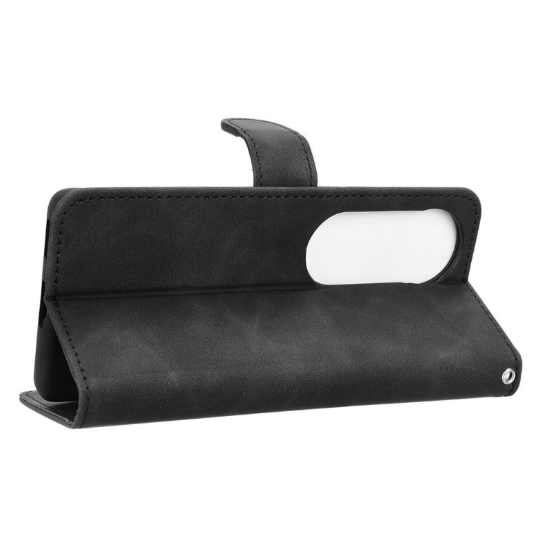 Folio Deksel Vivo V40 5g Semsket Skinn-effekt