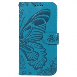 Lærdeksel Folio Deksel Vivo V40 5g Grafikk Sommerfugl