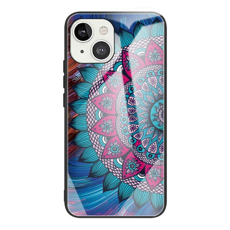 Deksel Til iPhone 13 Mandala I Herdet Glass