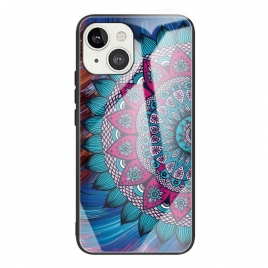 Deksel Til iPhone 13 Mandala I Herdet Glass