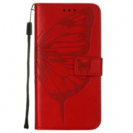 Folio Deksel Til iPhone 13 Sommerfugldesign