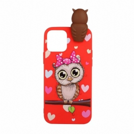 Mobildeksel Til iPhone 13 Miss Owl 3d