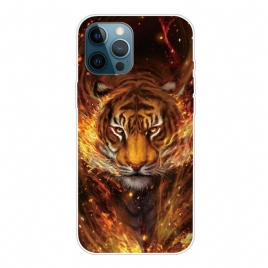 Deksel Til iPhone 13 Pro Max Fleksibel Tiger