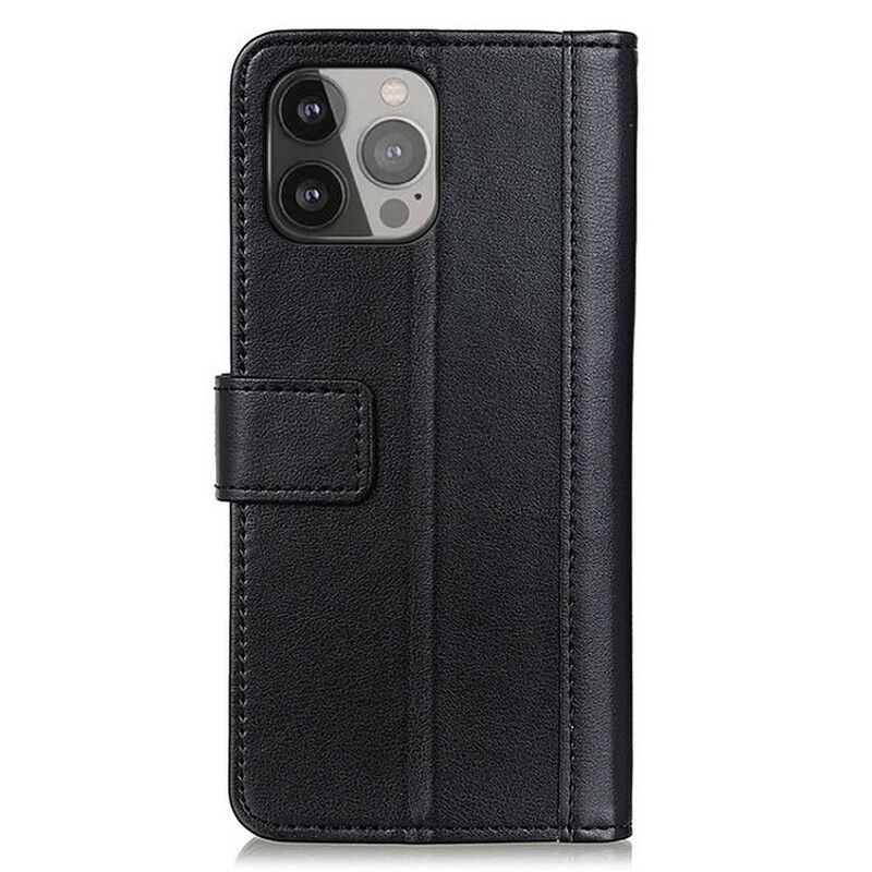 Folio Deksel Til iPhone 13 Pro Max Skinnstil