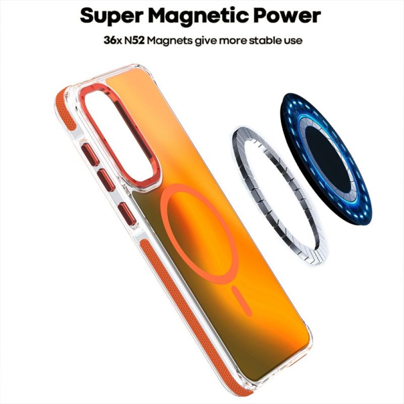 Deksel Samsung Galaxy S26 Plus Fluorescerende Design Magnetisk Beskyttelse Deksel