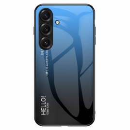 Deksel Samsung Galaxy S26 Plus Mobildeksel Herdet Glass Hallo