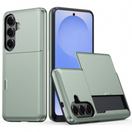 Deksel Samsung Galaxy S26 Plus Mobildeksel Kortholder Med Metallisk Effekt