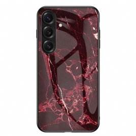 Deksel Samsung Galaxy S26 Plus Mobildeksel Marmorert Herdet Glass