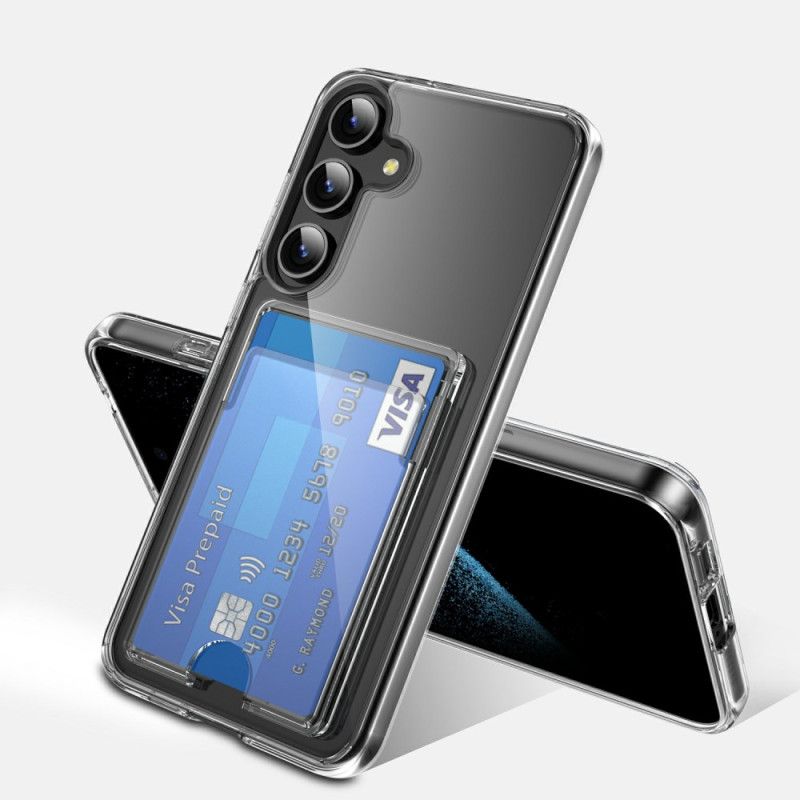 Deksel Til Samsung Galaxy S26 Plus Gjennomsiktig Med Kortholder