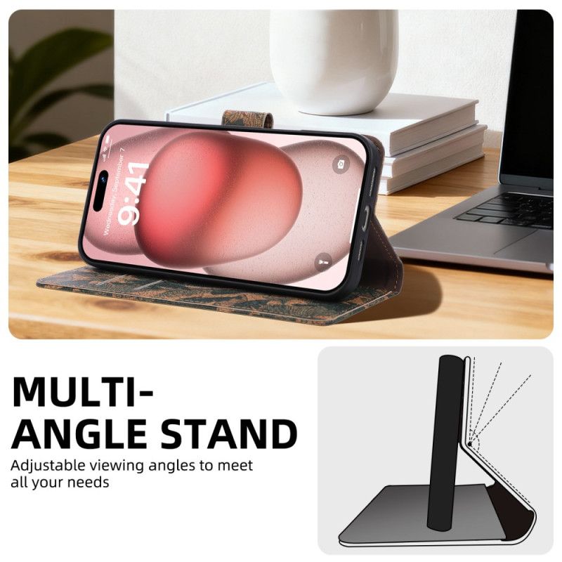 Folio Deksel Samsung Galaxy S26 Plus Etnisk Mønster Beskyttelse Deksel