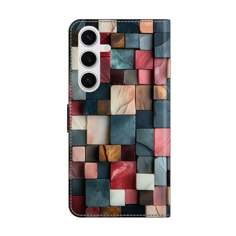 Folio Deksel Samsung Galaxy S26 Plus Fargede Klosser