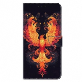 Folio Deksel Samsung Galaxy S26 Plus Flammefugl Beskyttelse Deksel