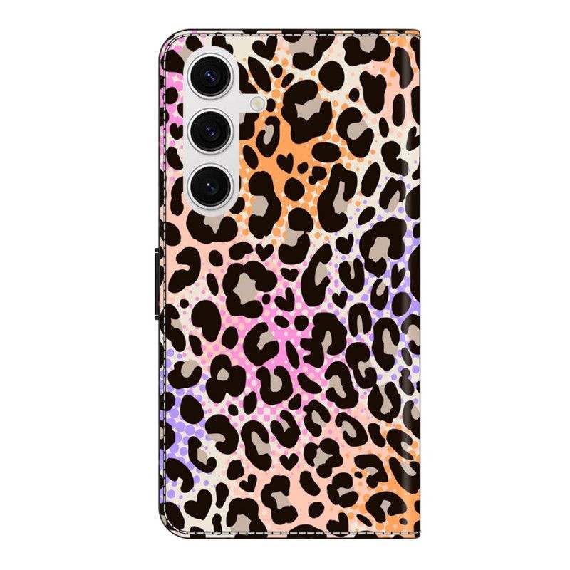 Folio Deksel Samsung Galaxy S26 Plus Flekkete Leopardmønster
