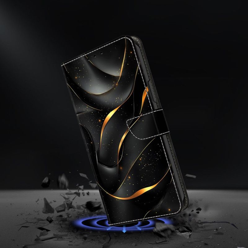 Folio Deksel Samsung Galaxy S26 Plus Gullbånd