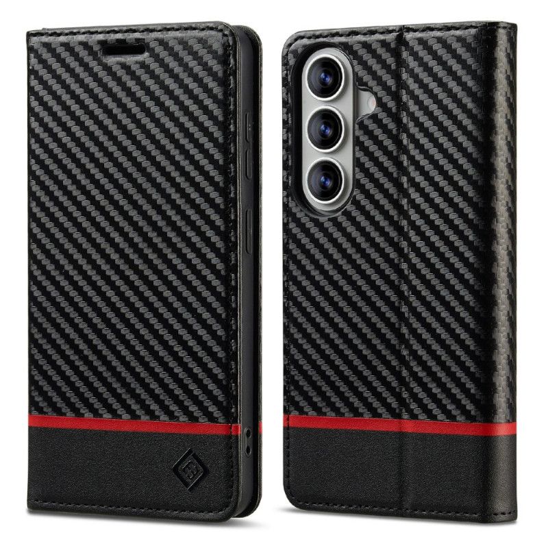 Folio Deksel Samsung Galaxy S26 Plus Karbonfiber Beskyttelse Deksel